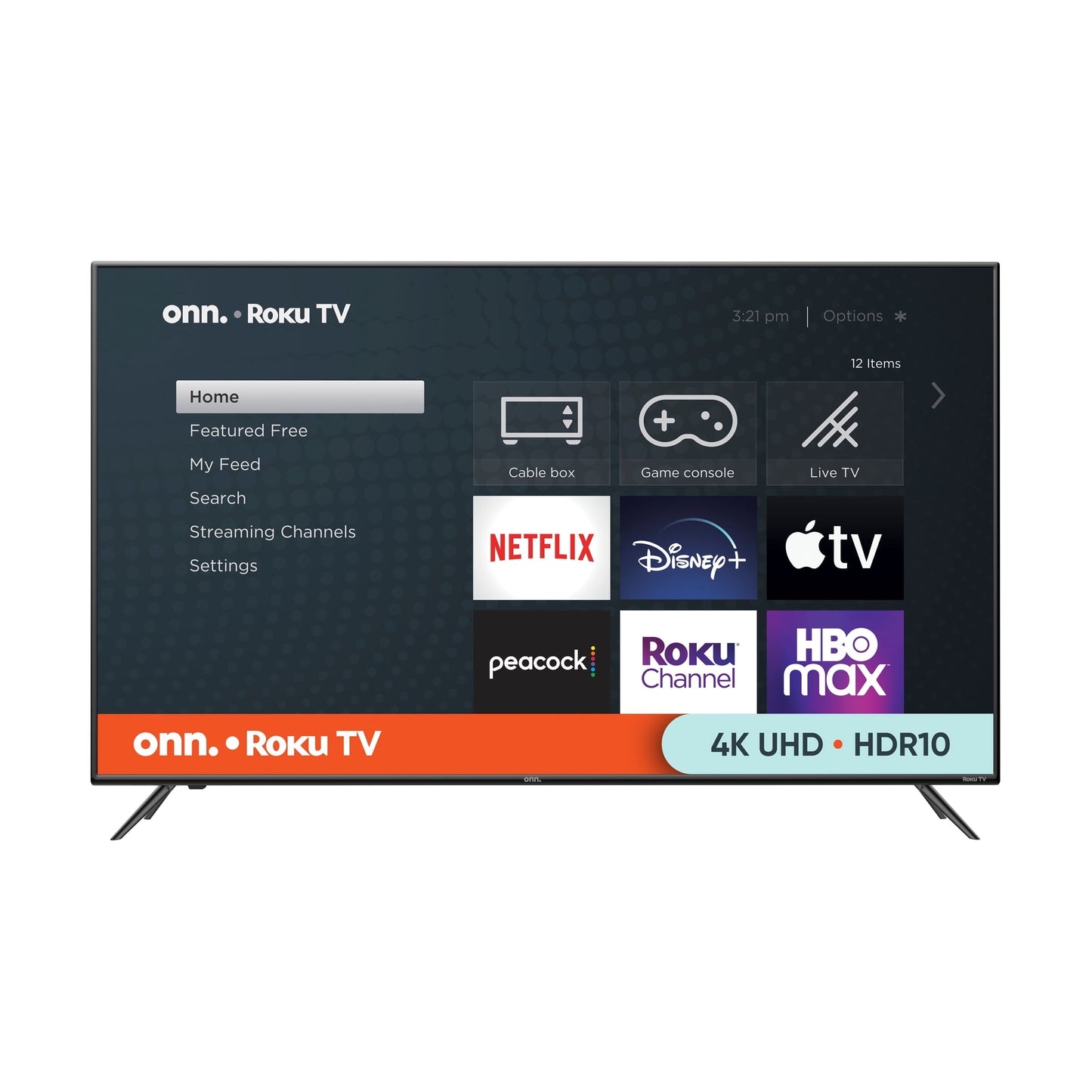 55” Class 4K UHD (2160P) LED Roku Smart Television HDR (100012586)